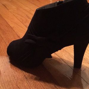 High heel peak-a-boo shoes barely worn..